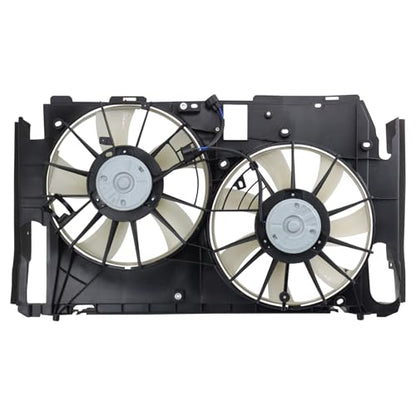 TRQ Radiator Dual Cooling Fan Assembly - style: RFA73759
