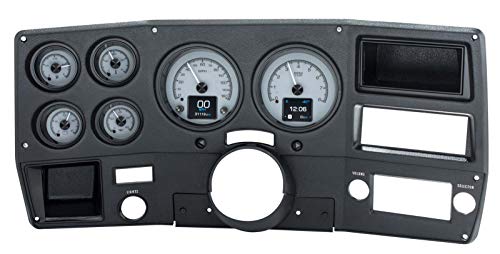 Dakota Digital 73-87 Chevy Pickup Customizable Gauge System Silver Alloy HDX-73C-PU-S