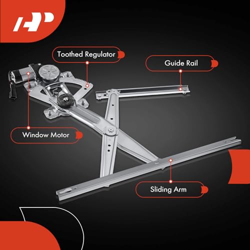 A-Premium Front Passenger Side Power Window Regulator with Motor (2-Pin) - style: Front Passenger