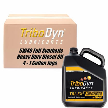 Tri-Ex² 5W-40 Full Synthetic Diesel Oil | 4 Gallon Case - size: 4 Gallon Case