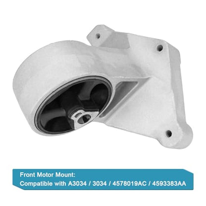 Engine Motor Transmission Mount Kit Replacement for Chrysler Sebring - size: 4PCS-Compatible with #A3034 A3049 A2841HY A2842HY