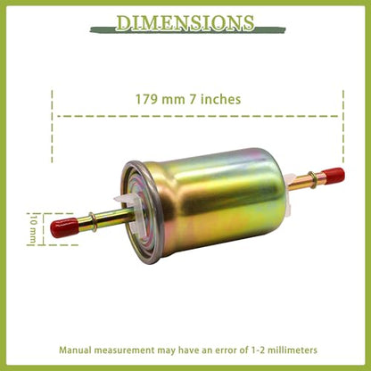 JA&MIU Fuel Filter - FG1114 Compatible with F150 1998-2007