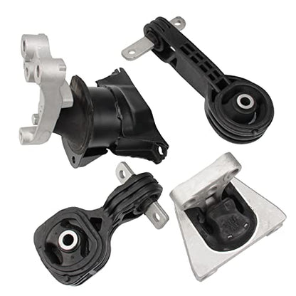 4PC Engine Motor Transmission Mount Kit for 2006-2011 Honda Civic 1.8L Auto - size: A4530 A4534 A4543 A4546