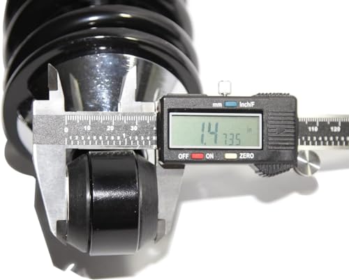 Rear Street Rod Coil Over Shock SET w/350 Pound Black Coated Springs - size: Spring Rate 350Pound