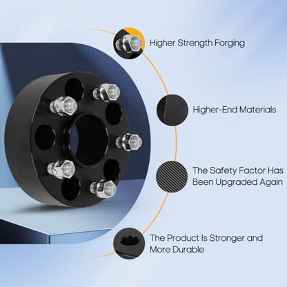 OCPTY 5x120 Wheel Spacers 2" for Chevrolet Corvette 2020-2023 Bore 66.9mm - size: 2 inch