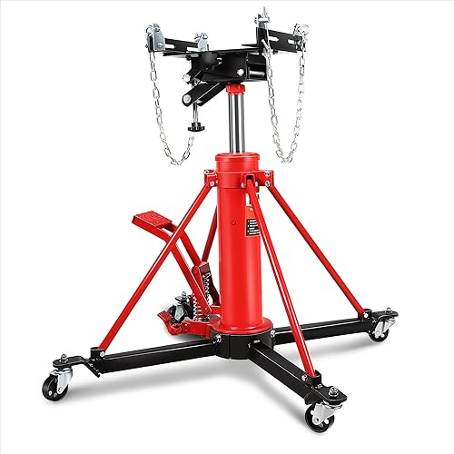 DNA Motoring Hydraulic Transmission Jack - 1 Ton 2204 lbs Capacity High Lift Telescoping Floor Jack Stand,33.2"-69.6" Lifting Range,TOOLS-00319 - style: 1 Ton