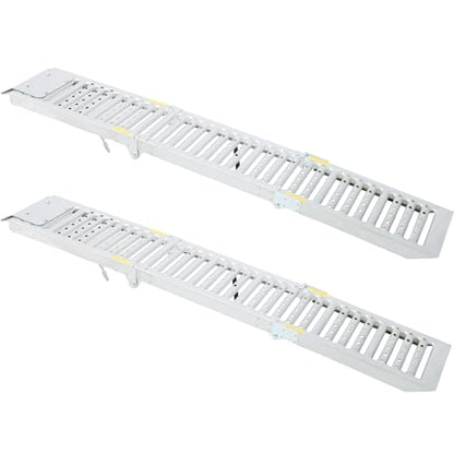 Gecheer 2-Pack Foldable Car Ramps for SUVs Trucks & ATVs – Lightweight Portable Steel Ramps with 1760 lb Capacity (Folded) and 660 lb Capacity (Extended), 67.3 Inch Length