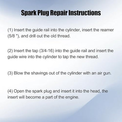 CAL389-100 14mm Spark Plug Port Insert - size: one pcs