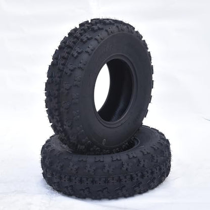 23x7-10 ATV/UTV Tires Sand Off-Road Tires 23x7-10, All Terrain 15mm Tread Depth 23x7x10, 6 PR,Set of 2 ATV Tires, Tubeless - size: AT23x7-10-6PR