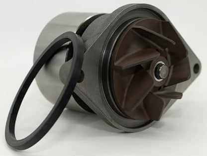 Direct Fit A77703 Water Pump for Case - Diesel Tractor - Coolant Pump with Pulley and Gasket (O-Ring) - Primed, Painted - Meets or Exceeds OEM Spec