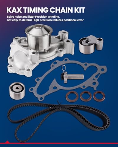 KAX Timing Belt Kit with Water Pump for 1995-2004 Toyota Avalon - size: TCKWP257