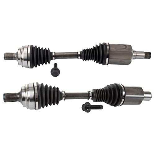 TRQ Front 2 Piece CV Axle Shaft Assembly Set - style: CSA32741