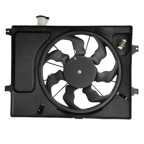 PartsFlow Radiator Cooling Fan Assembly For 2013-2015 Hyundai Elantra GT For 2013 Hyundai Elantra Coupe For 2011-2014 Hyundai Elantra For 2014 Kia Forte/Forte Koup/Forte5 621-528 - color: For Hyundai Elantra