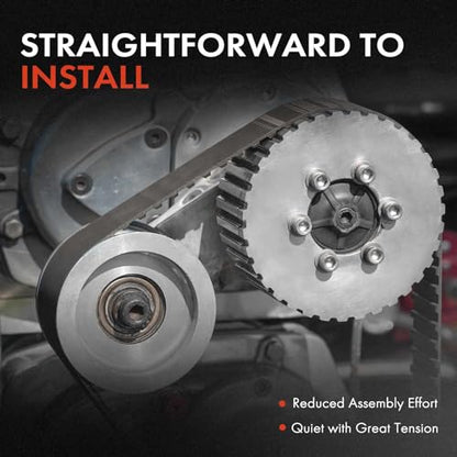 A-Premium Belt Tensioner Assembly with Pulley Compatible with BMW