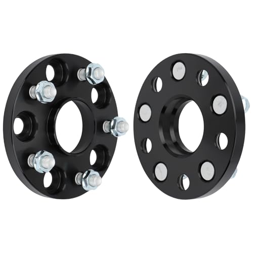 IRONTEK 5x4.5in Wheel Spacers 15mm Real Forged Spacers with 60.1mm Hub Bore M12x1.5 Studs Fit for Lexus 2021-2022 ES250, for Scion 2011-2016 tC/ 2008-2015 xB, for Toyota 95-22 Avalon/ 92-22 Camry 2PCS - size: 5x4.5-15mm-2PCS