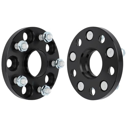 IRONTEK 5x4.5in Wheel Spacers 15mm Real Forged Spacers with 60.1mm Hub Bore M12x1.5 Studs Fit for Lexus 2021-2022 ES250, for Scion 2011-2016 tC/ 2008-2015 xB, for Toyota 95-22 Avalon/ 92-22 Camry 2PCS - size: 5x4.5-15mm-2PCS