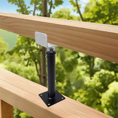 4 Pack U-Shaped Floor Jack - Adjustable Steel Beam Support for 4x2, 4x4, 4x6 Joists Heavy Duty Screw Jack with U-Head Telepost & House Jack.11-14.5 Inch Adjustment Range. - size: 11-15