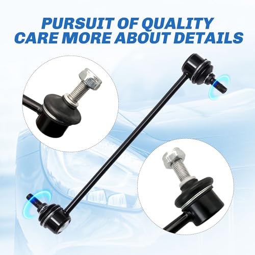 Front Sway Bar End Links Compatible With Chevy Cobalt HHR Malibu, Pontiac G5 G6 Pursuit, Saturn Aura Ion lon-1 lon-2 lon-3 Stabilizer Sway Bar Link Front K80252 - size: K80252