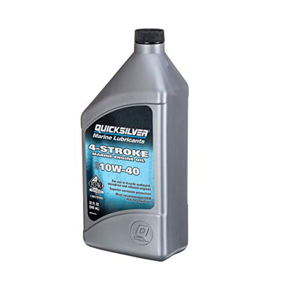 Quicksilver 10W-40 Marine Engine Oil - style: 1-Quart