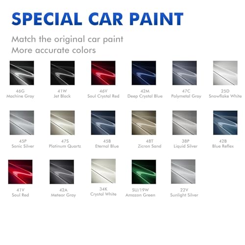 42A Meteor Gray Touch Up Paint Compatible with Mazda - color: 42A Meteor Gray