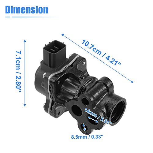 X AUTOHAUX EGR Exhaust Gas Recirculation Valve for Chevrolet Tracker 1999-2004 for Suzuki Vitara Aerio Esteem Grand XL-7 Sidekick L4 1.6L 1.8L 2.0L 2.3L