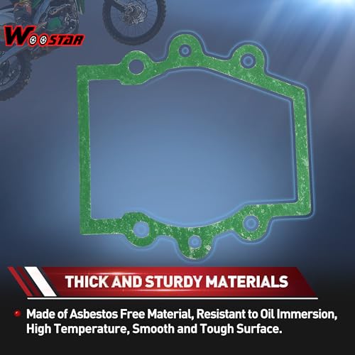 WOOSTAR 40mm Cylinder Top End Gasket Kit Replacement for 2 Stroke 49cc 50cc Yamaha Y-Zinger Jog Moped Scooter Dirt Pit Bike Go Kart