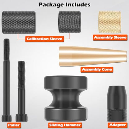 Injector Puller and Teflon Seal Installer Tools Set Fits for BMW N14 N18 N54 N63 Diesel Engines, Alternative to 130192, 130193, 130194 and 130195