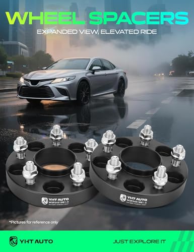 YHTAUTO 5x4.5 Hub Centric Wheel Spacers 1 Inch for Nissan, Infiniti - color: Black, size: 1" ( 4 Pcs )