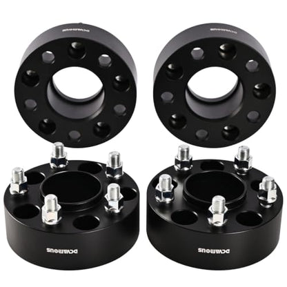 4pc Forged 5x4.75 Hubcentric Wheel Spacers 2 Inch Thick with M12x1.5 Studs - size: 2 Inch-4 PCS