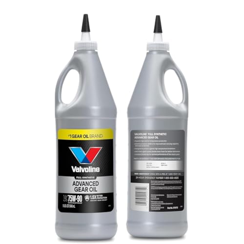 75W-90 Full Synthetic Gear Oil – 12 Quarts (11,352 ml / 384 fl oz) – Professional Axle & Differential Fluid – Hypoid & Limited-Slip Compatible – Bulk 12-Pack for Shops & Fleets