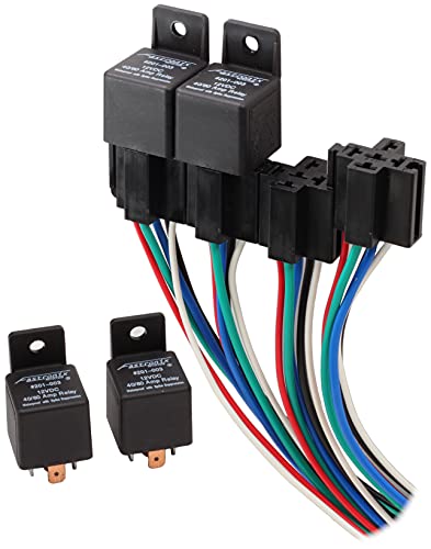 Fastronix High Current 40/60A Relay Panel with Interlocking Sockets - size: 4 Relay and Socket Panel