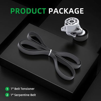 Belt Tensioner and Serpentine Belt Kit for Nissan Altima 2.5L L4 2007-2013 - size: for Altima 2007-2013