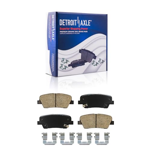 Detroit Axle - Brake Kit for 2013 2014 2015 2016 Hyundai Santa Fe XL - size: 8PR53198/KIT