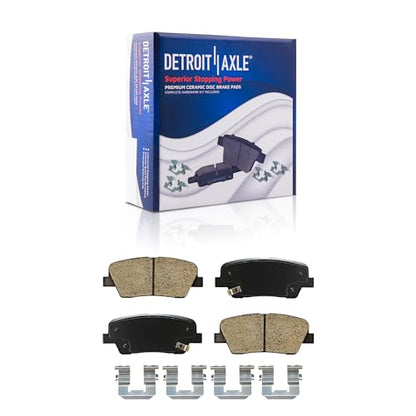 Detroit Axle - Brake Kit for 2013 2014 2015 2016 Hyundai Santa Fe XL - size: 8PR53198/KIT