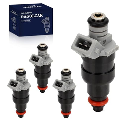 4-Pack Fuel Injectors Set | Compatible with Dodge Dakota 1996-2002 Jeep Cherokee 1996-2000 TJ Wrangler 1997-2002 2.5L L4| Replaces FJ682 RL030778AB 53030778AB - size: 4 X RL030778AB