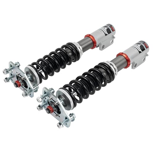FAPO PF Coilovers 32-way Damper for Ford Mustang 1979-1993, for Ford Fairmont 81-83, for Ford Thunderbird/Mercury Cougar 83-88 Height Adjustable Mono-Tube Lowering Suspension Strut Kits - size: Mustang 1979-1993