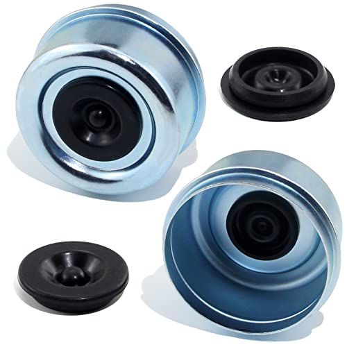 2pcs 2.72'' Trailer Hub Dust Caps for 7000 8000 lb Boat RV Trailer - color: 2.72'' Trailer Hub Caps 2pcs