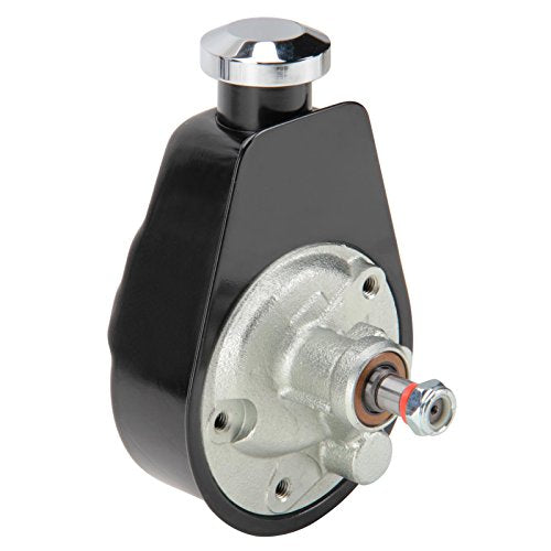 Tuff Stuff Power Steering Pump, Saginaw, 3 gpm, 1200 psi, Steel, Black Powder Coat, Universal, Each
