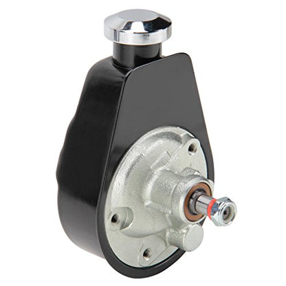 Tuff Stuff Power Steering Pump, Saginaw, 3 gpm, 1200 psi, Steel, Black Powder Coat, Universal, Each