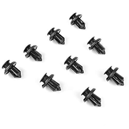 GOOACC 100PCS GRC-45 Fender Rivet Clips-91503-SZ3-003 10mm,1PC Bonus Fastener Remover for Honda and Acura