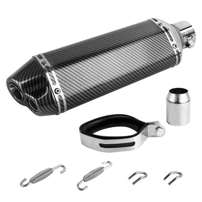 FLYPIG Slip On Exhaust Muffler Pipe 1.5-2" Inlet for Sport Street Dirt Bike