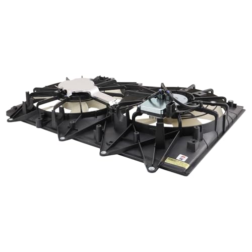 TRQ Radiator Dual Cooling Fan Assembly - style: RFA73762