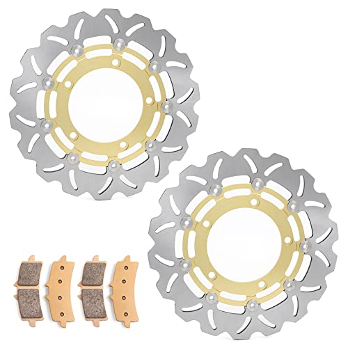 for Suzuki Hayabusa GSX1300R 2013-2017 Front Brake Disc Rotors Pads - color: Gold, size: GSX1300R Hayabusa 2013-2017