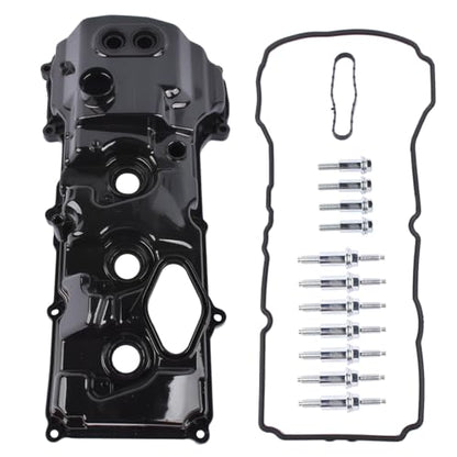 Left Valve Cover w/Gasket Replacement for Ford Expedition 3.5l V6 Turbocharged 2015-2017#BL3Z-6582-H GELUOXI - color: Left Side