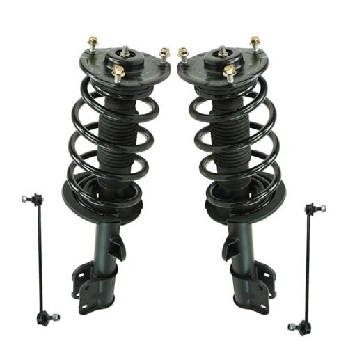 TRQ Front Suspension Kit Complete Strut & Coil Spring Assembly Sway Bar - style: SCA34377