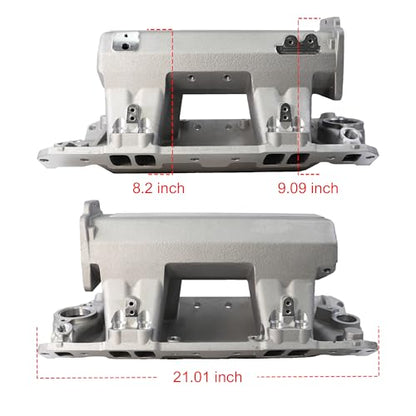 7137 90MM Multi Port EFI Intake Manifold for SBC 350 V8
