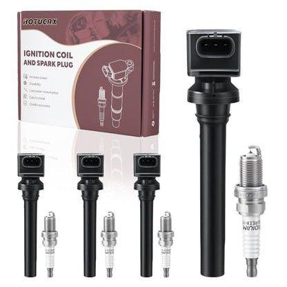 UF562 Ignition Coils & Spark Plugs Tune Up Kit, 4 Pack - size: UF562 & Spark Plugs