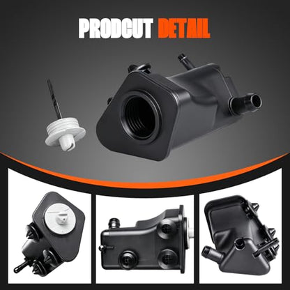 5C0422371 Power Steering Reservoir/Tank with Cap for VW Volkswagen - size: 5C0422371