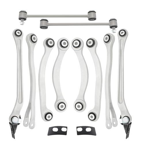 Rear Suspension Kit Compatible With Mercedes Benz E320 2004-2009；for E500/SL500 2003-2006, for E550 2007-2009，CLS550 /SL550 2007-2011， Upper and Lower Control Arm +Bar Links Kit - size: Rear Control Arm for W219 /W211 /R230