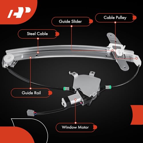 A-Premium Front Driver Side Power Window Regulator with Motor (2-Pin) - style: Front Driver (LH)
